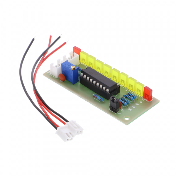 LED Lautstärkeanzeige LM3915 - Lötübung