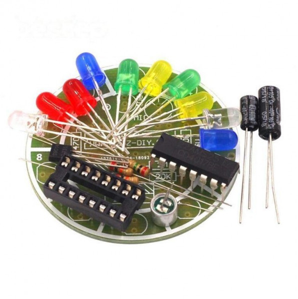 Discolicht - Lötübung - Soundgesteuerte Lichtanlage